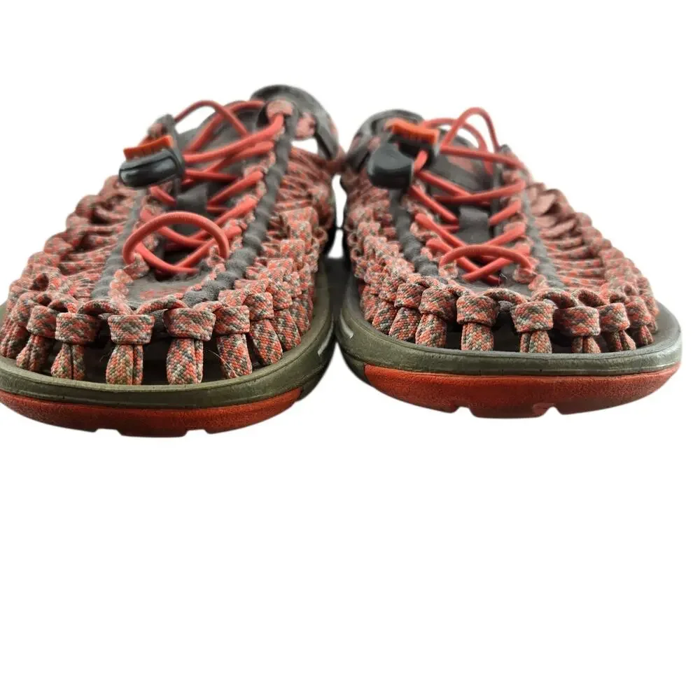 Keen Uneek Sandals Womens 7 Pink‎ Gray Slingback Gorpcore Hiking Travel Vacation